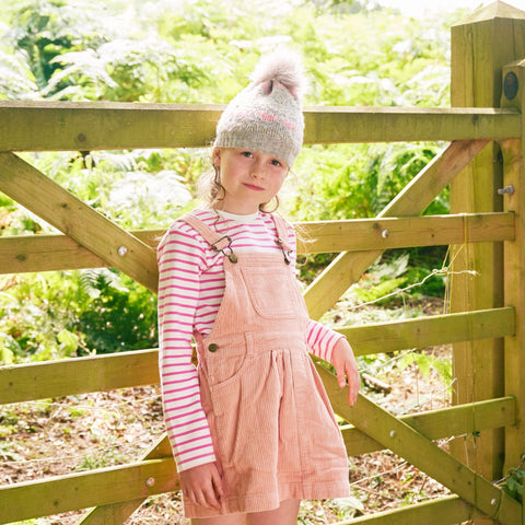 Pink Chunky Cord Dress