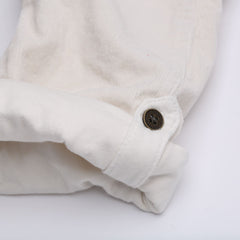Cream Corduroy Dungarees for Kids