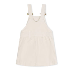 Cream Corduroy Dungarees for Girls - Dotty Dungarees
