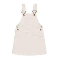 Cream Corduroy Dungarees for Girls - Dotty Dungarees