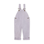 Light Grey Corduroy Dungarees for Kids - Dotty Dungarees