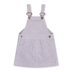 Grey Corduroy Dungaree Dress - Dotty Dungarees