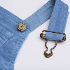 Blue Dungaree Dress for Girls - Dotty Dungarees