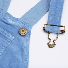 Light Blue Dungarees for Kids - Dotty Dungarees
