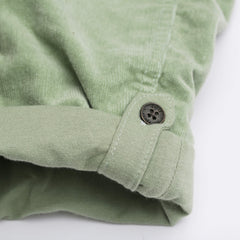 Green Corduroy Dungarees for Kids - Dotty Dungarees