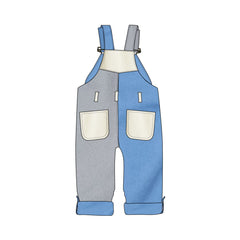 Juniper Patchwork Corduroy Dungarees