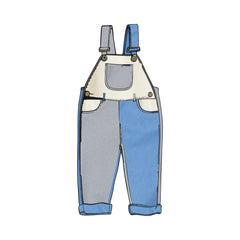 Juniper Patchwork Corduroy Dungarees