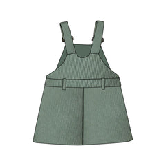 Sage Corduroy Dress