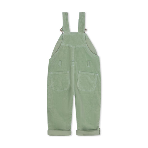 Green Corduroy Dungarees for Kids - Dotty Dungarees
