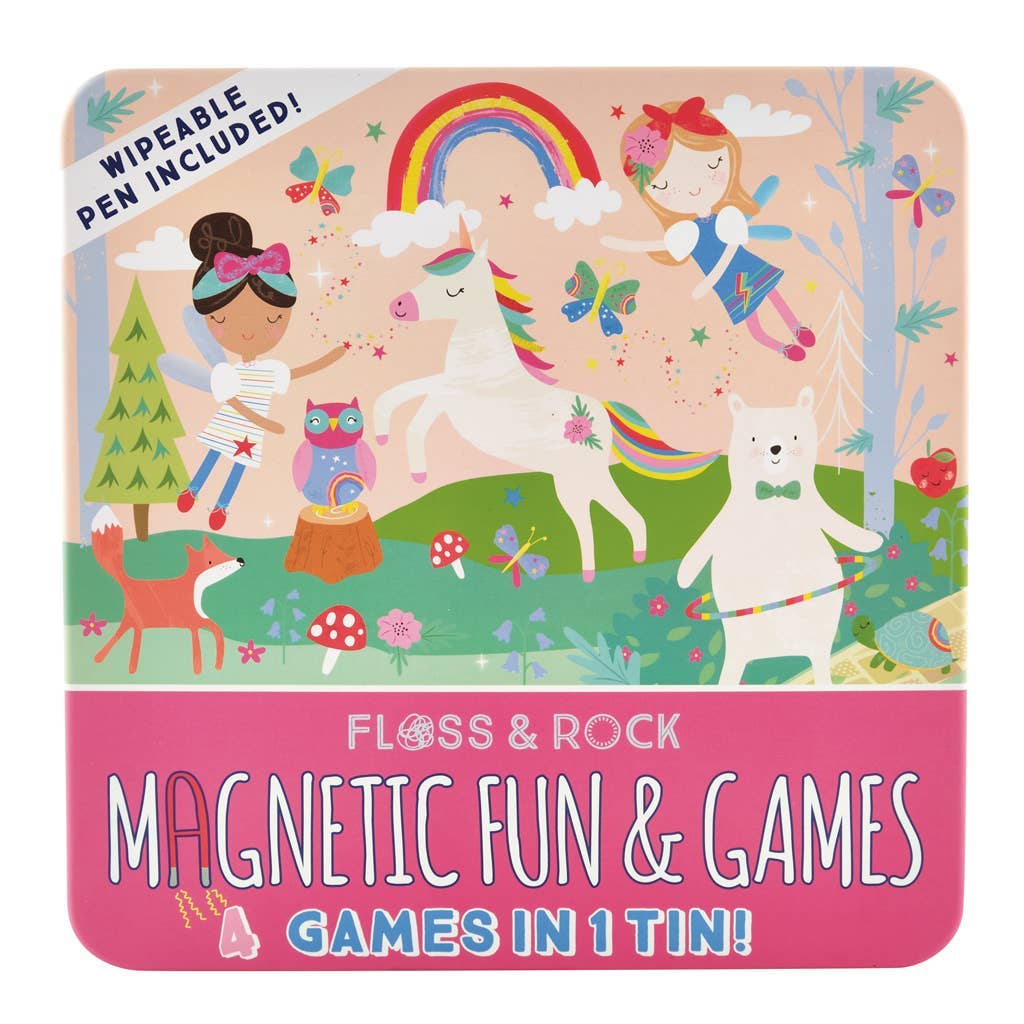 Rainbow Fairy Magnetic Fun & Games Compendium