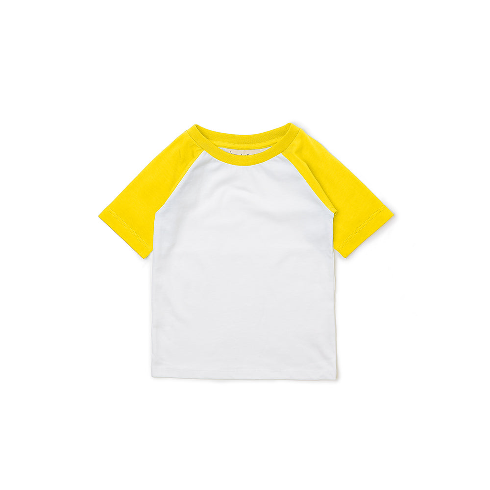 Baseball Tee Short Sleeve - Yellow