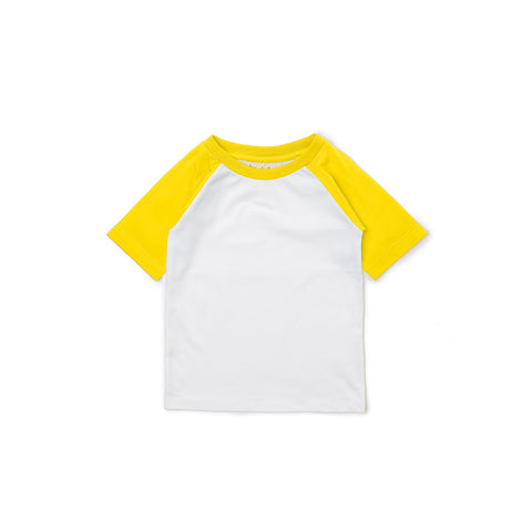 Baseball Tee Short Sleeve - Yellow