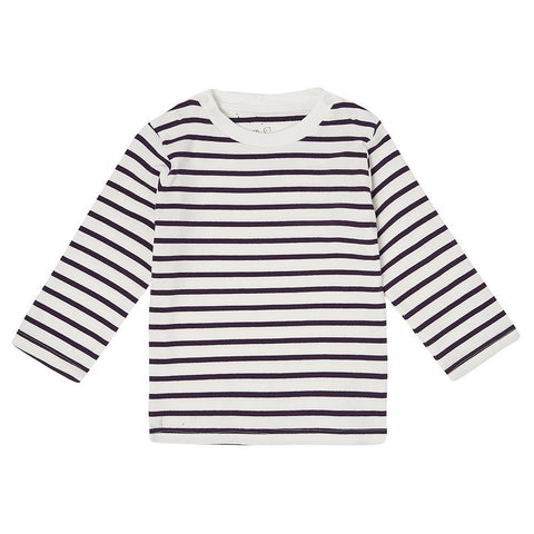 Purple Breton Stripe Top