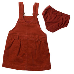 Brick Red Cord Dress