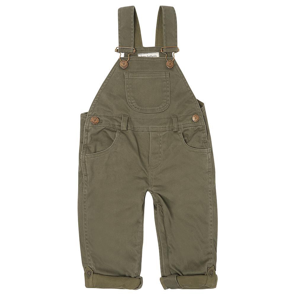 Olive Green Dungarees