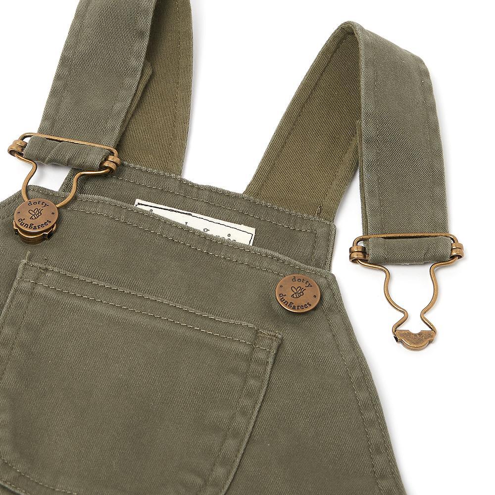 Olive Green Dungarees