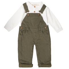 Olive Green Dungarees