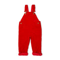 Red Corduroy Dungarees