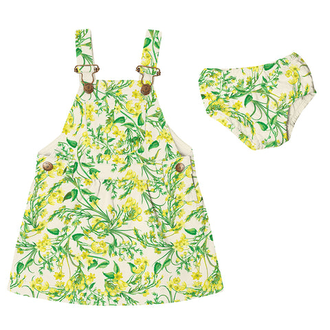 DDxAO Overall Dress - Ditsy