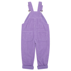 Violet Chunky Cord Dungarees