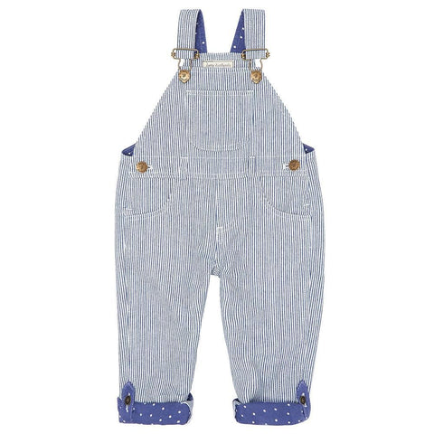 Dotty Dungarees - Otto Stripe Dungarees