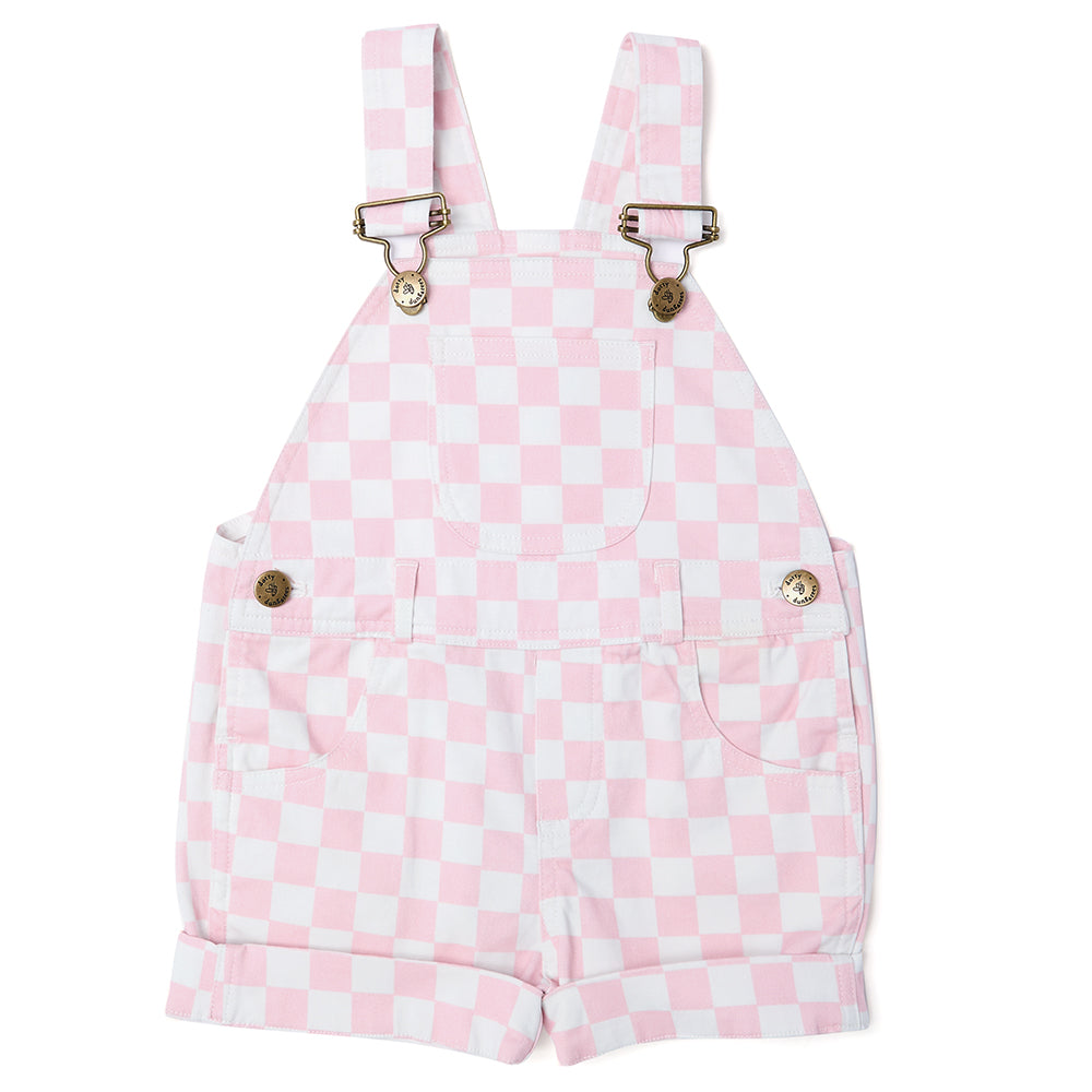 Checkerboard Shorts - Pink