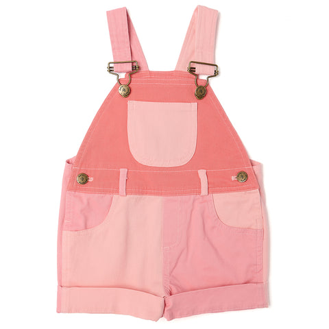 Tonal Colourblock Shorts - Pink