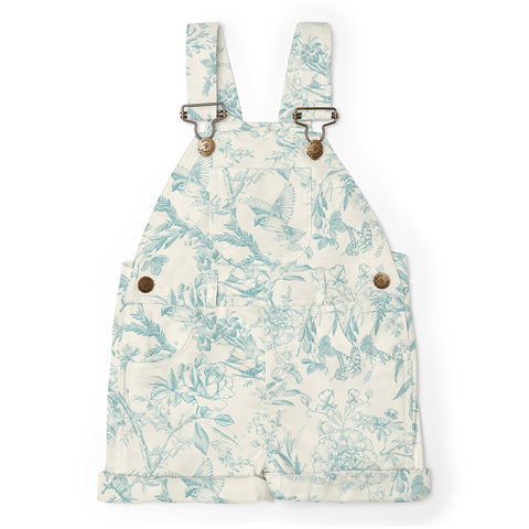 DDxAO Overall Shorts - Antique Butterfly