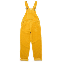 Adult Ochre Chunky Cord Dungarees - Dotty Dungarees Ltd