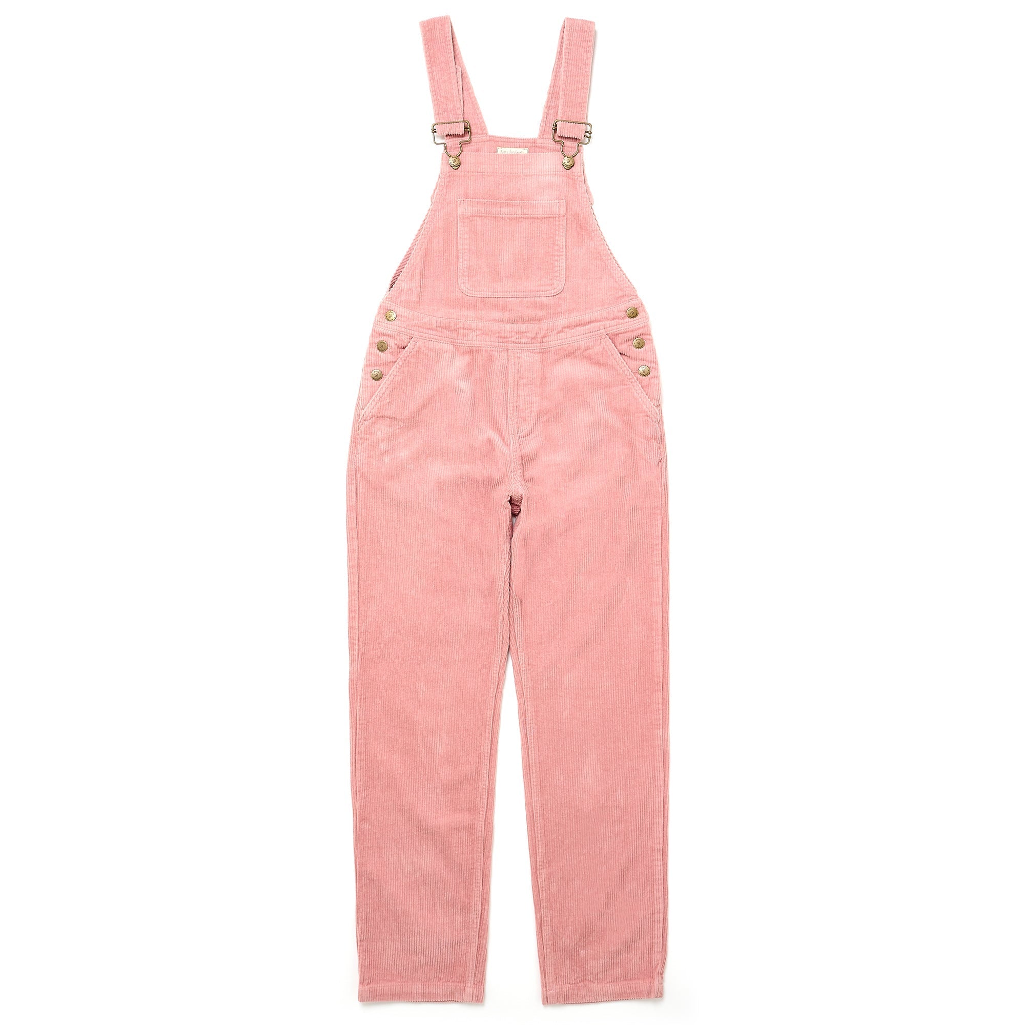 Adult Pink Chunky Cord Dungarees - Dotty Dungarees Ltd