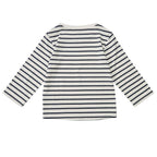 Navy Breton Stripe Top