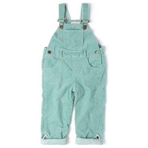 Mint Cord Dungarees